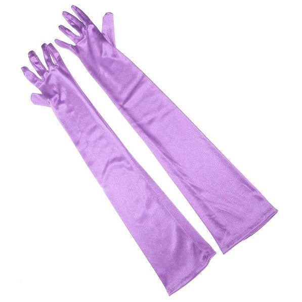 Colorful Satin Gloves SpreePicky
