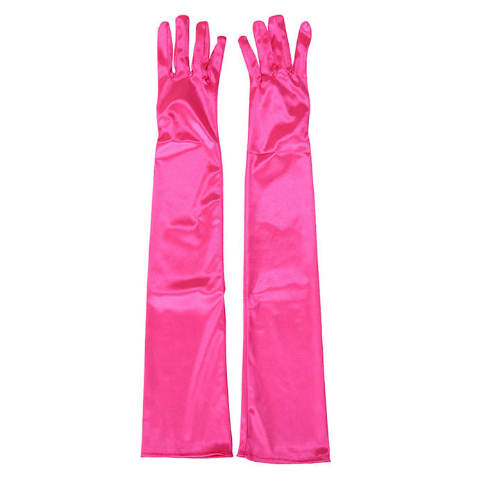 Colorful Satin Gloves SpreePicky