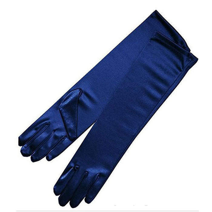 Colorful Satin Gloves SpreePicky