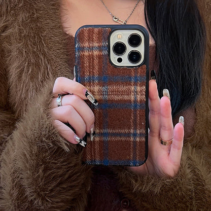 Plaid Wool iPhone Case Boogzel Clothing