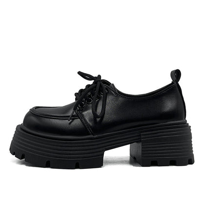 Black Platform Oxford Boots Boogzel Clothing