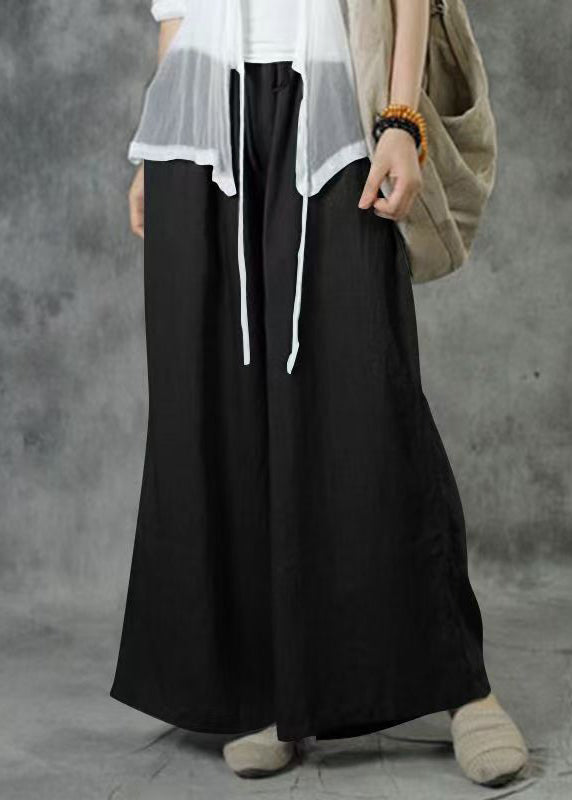 Wide Waist Pockets Plus Elastic Summer Pants Size Khaki Leg FashionChic