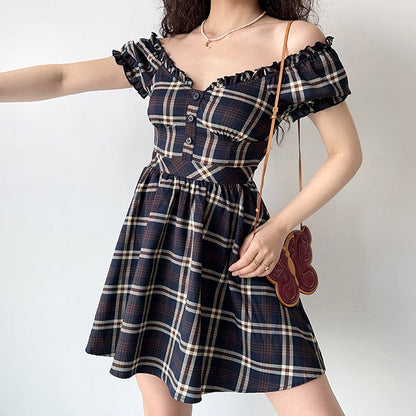 Black Plaid Dress SpreePicky