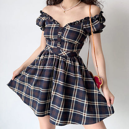 Black Plaid Dress SpreePicky