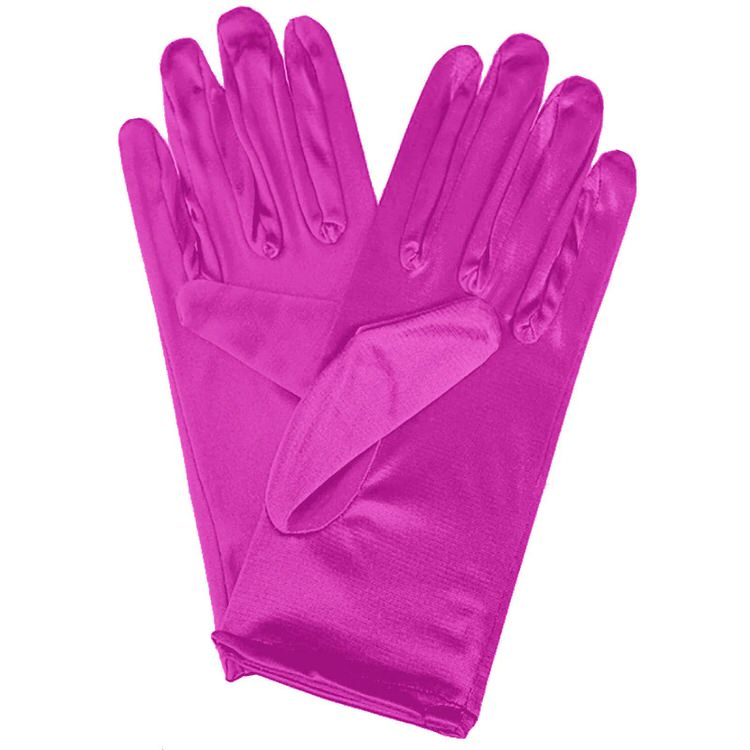 Soft Elegant Satin Gloves SpreePicky