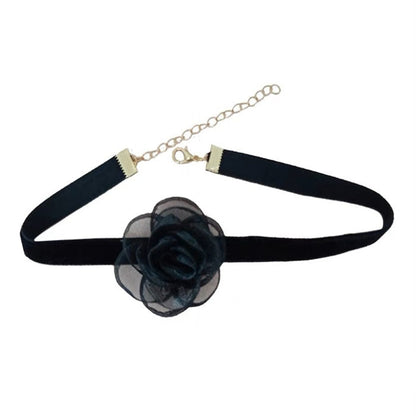 Rose Velvet Choker SpreePicky