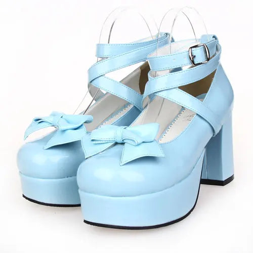 35-45 Lolita Shoes Bowknot Kawaii - Princess FashionChic