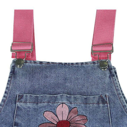 Sakura Embroidery Denim Shorts Boogzel Clothing