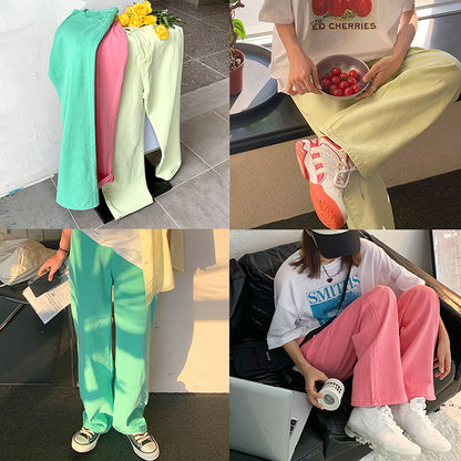 Casual Wide Neon Jeans Boogzel Clothing