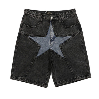 Star Denim Shorts SpreePicky