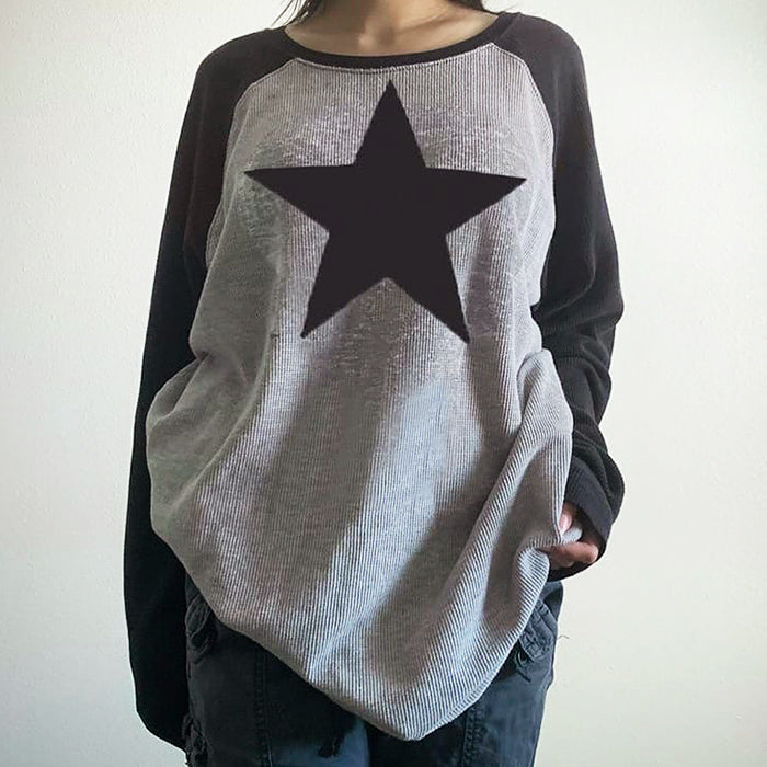 Soft Star Long-sleeve Top SpreePicky