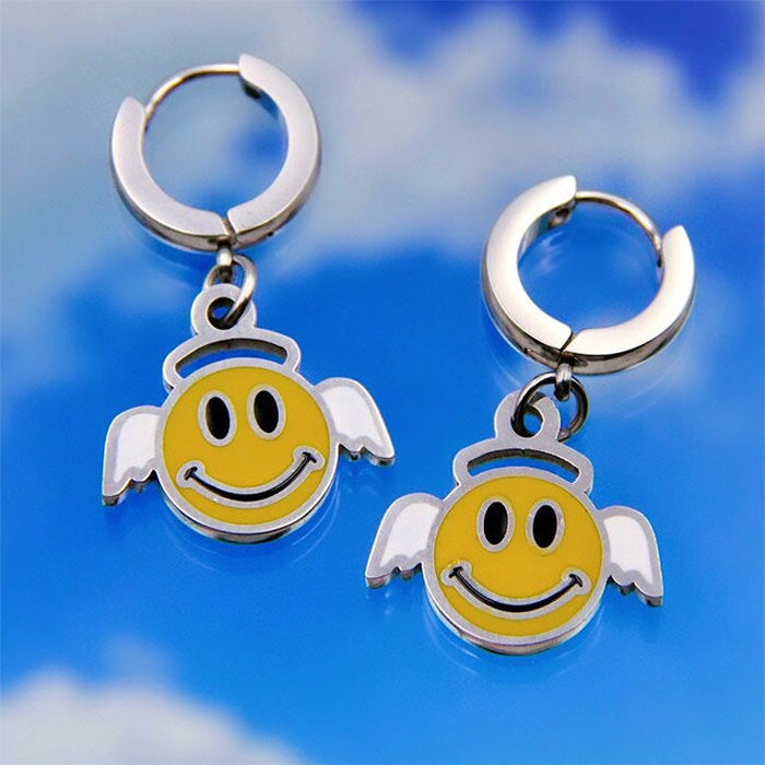 Smiley Angel Earrings SpreePicky