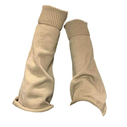 Soft Brown Leg Warmers Boogzel Clothing