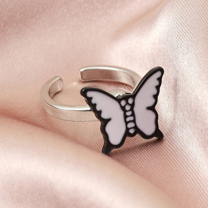 Cute Butterfly Opening Ring SpreePicky