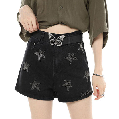 Star Rhinestone Shorts SpreePicky