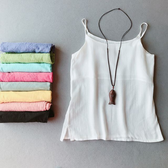 Linen Camisole Top SpreePicky