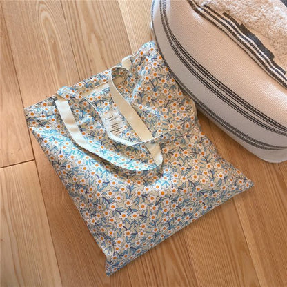 Floral Print Tote Bag mySite