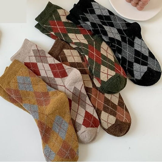 Set of 3: Argyle Socks SpreePicky