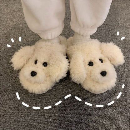 Fluffy Cartoon Home Slippers SpreePicky