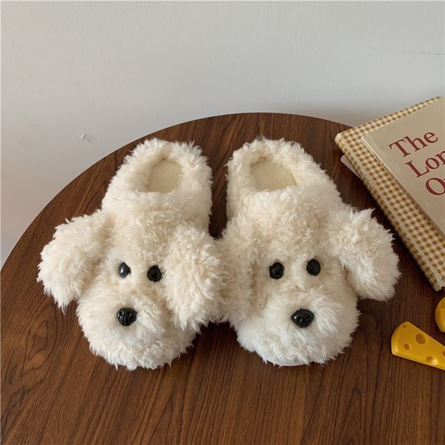 Fluffy Cartoon Home Slippers SpreePicky