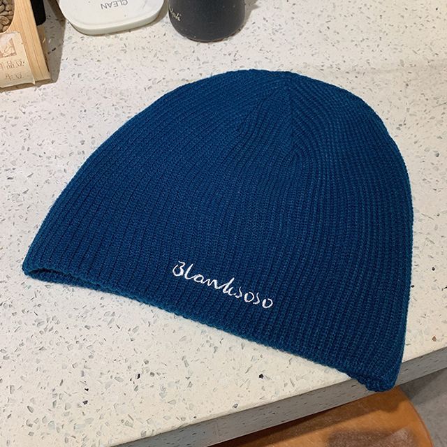 Embroidered Knit Beanie SpreePicky