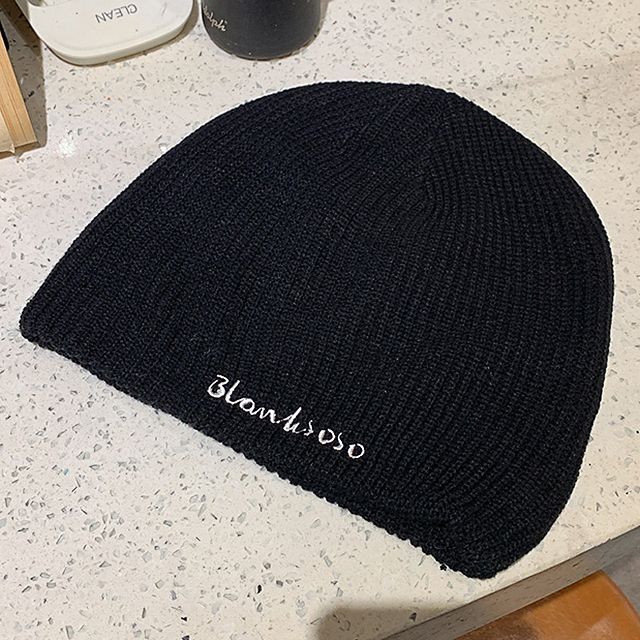 Embroidered Knit Beanie SpreePicky