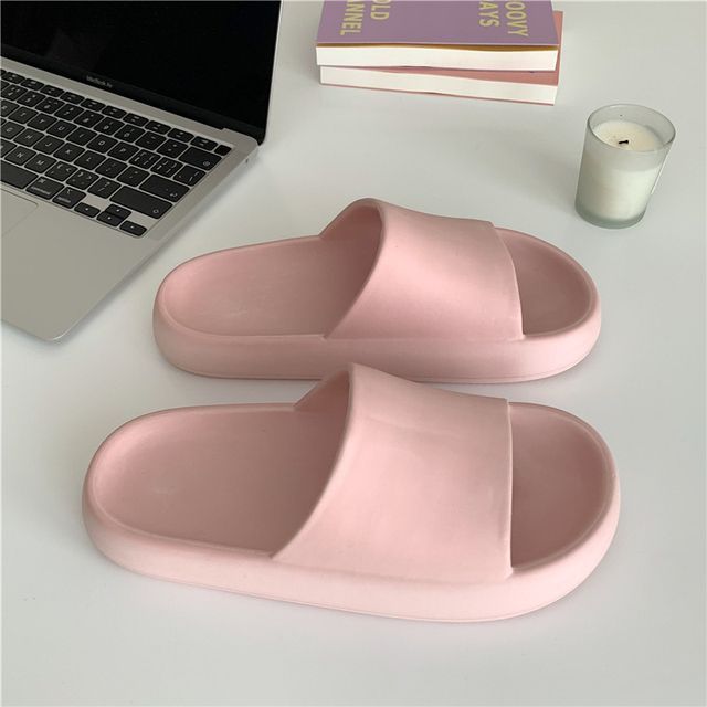 Plain Home Slippers SpreePicky