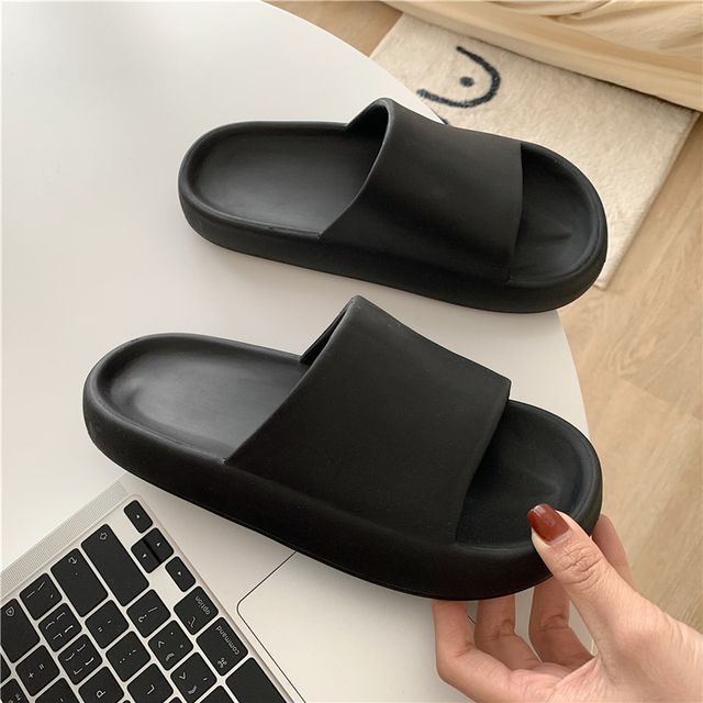 Plain Home Slippers SpreePicky