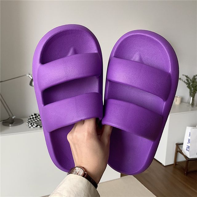 Strappy Platform Slippers SpreePicky