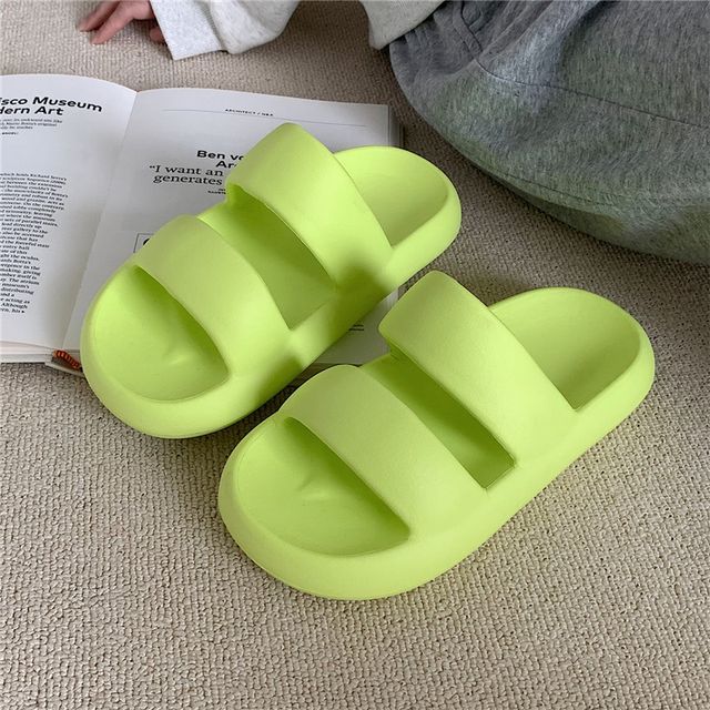 Strappy Platform Slippers SpreePicky