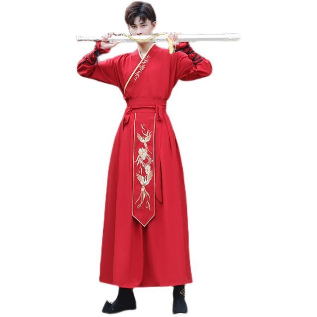 Set: Embroidered Hanfu Top + Skirt SpreePicky