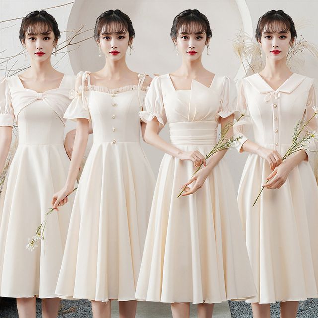 A-Line Bridesmaid Dress SpreePicky