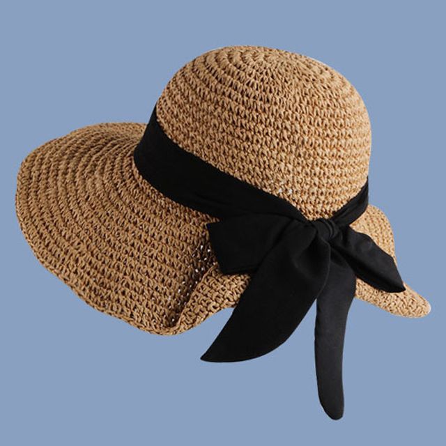 Bow Straw Sun Hat SpreePicky