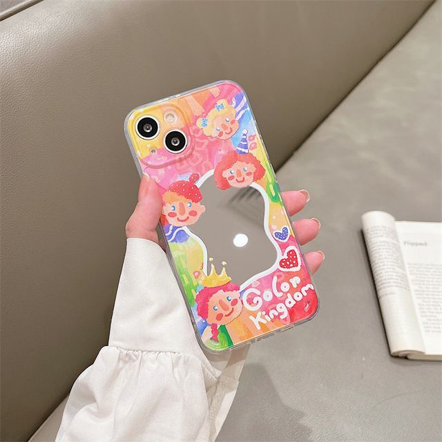 Flower Mirrored Phone Case - iPhone 13 Pro Max / 13 Pro / 13 / 13 mini / 12 Pro Max / 12 Pro / 12 / 12 mini / 11 Pro Max / 11 Pro / 11 / SE / XS Max / XS / XR / X / SE 2 / 8 / 8 Plus / 7 / 7 Plus SpreePicky