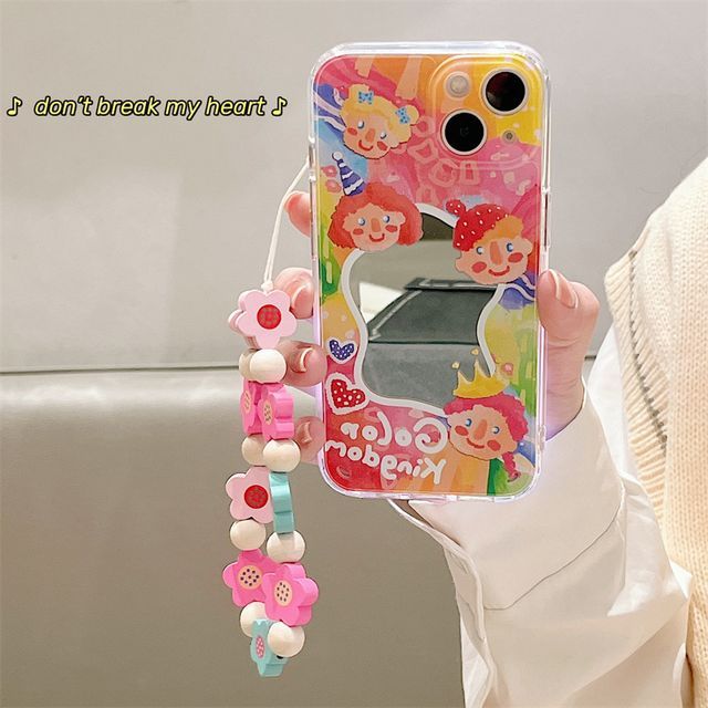 Flower Mirrored Phone Case - iPhone 13 Pro Max / 13 Pro / 13 / 13 mini / 12 Pro Max / 12 Pro / 12 / 12 mini / 11 Pro Max / 11 Pro / 11 / SE / XS Max / XS / XR / X / SE 2 / 8 / 8 Plus / 7 / 7 Plus SpreePicky