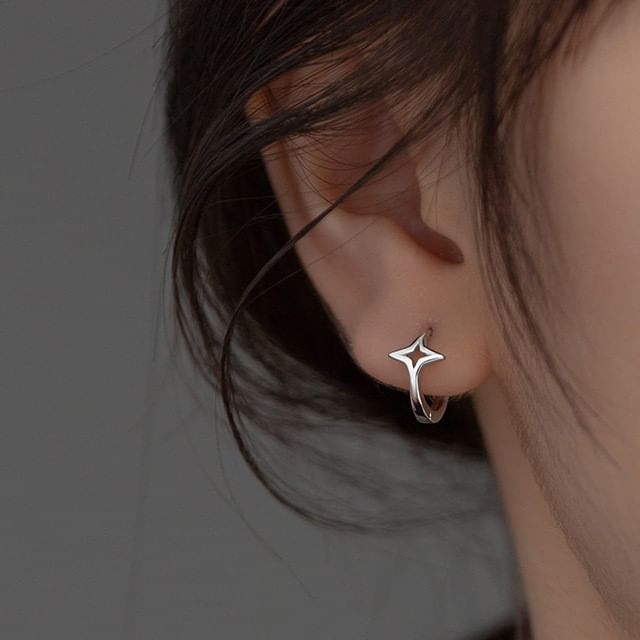 Star Sterling Silver Earring SpreePicky