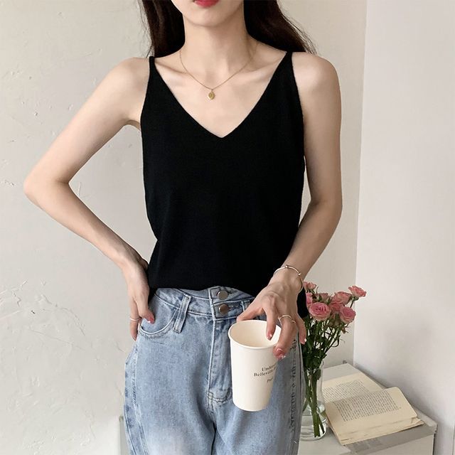 Knit Camisole Top SpreePicky