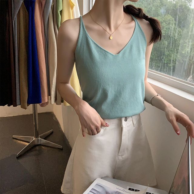 Knit Camisole Top SpreePicky