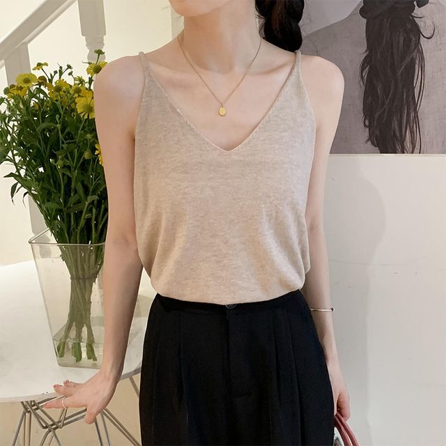 Knit Camisole Top SpreePicky