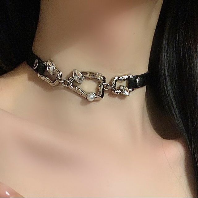 Irregular Chunky Alloy Choker SpreePicky