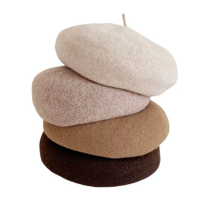 Plain Wool Beret SpreePicky