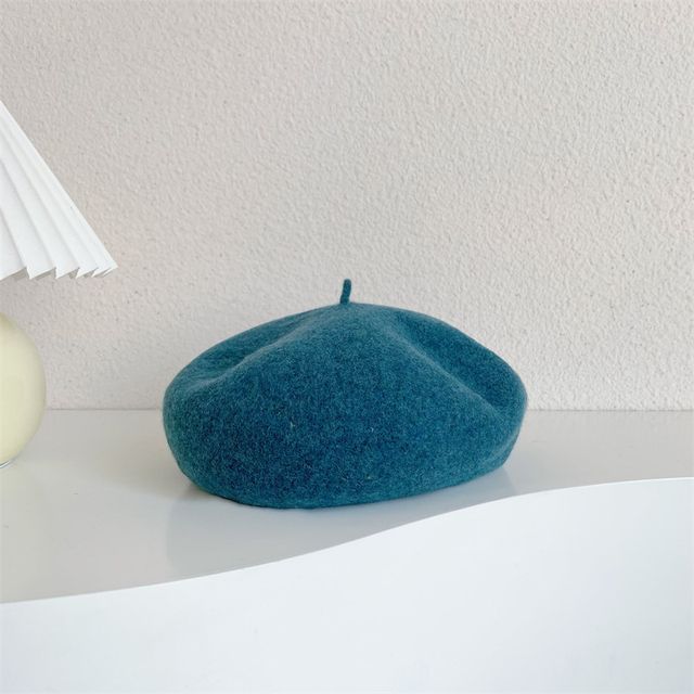 Plain Wool Beret SpreePicky