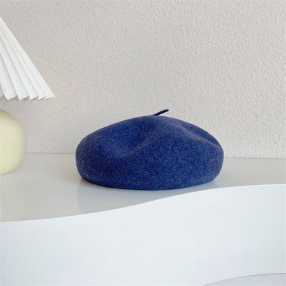 Plain Wool Beret SpreePicky