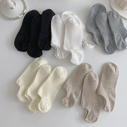 Plain Crew Socks / Set SpreePicky