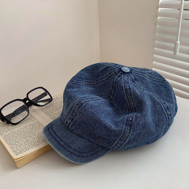 Denim Newsboy Cap SpreePicky