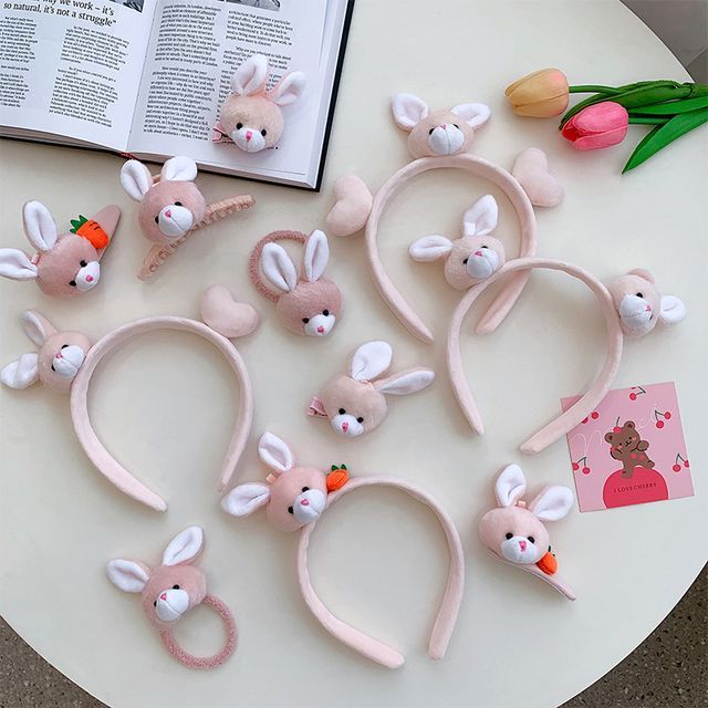 Rabbit Hair Clip / Headband / Hair Clamp / Hair Tie (various designs) SpreePicky