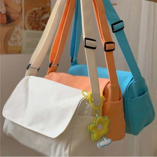 Plain Polyester Messenger Bag SpreePicky