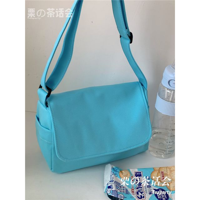 Plain Polyester Messenger Bag SpreePicky