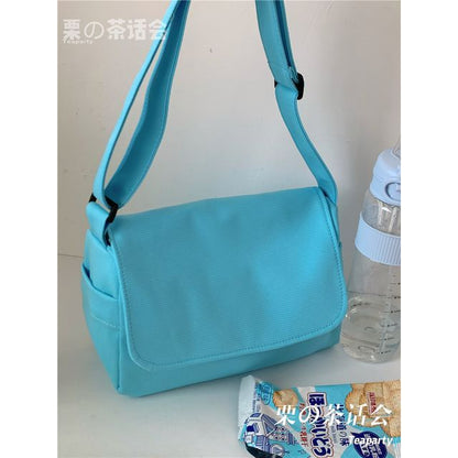 Plain Polyester Messenger Bag SpreePicky