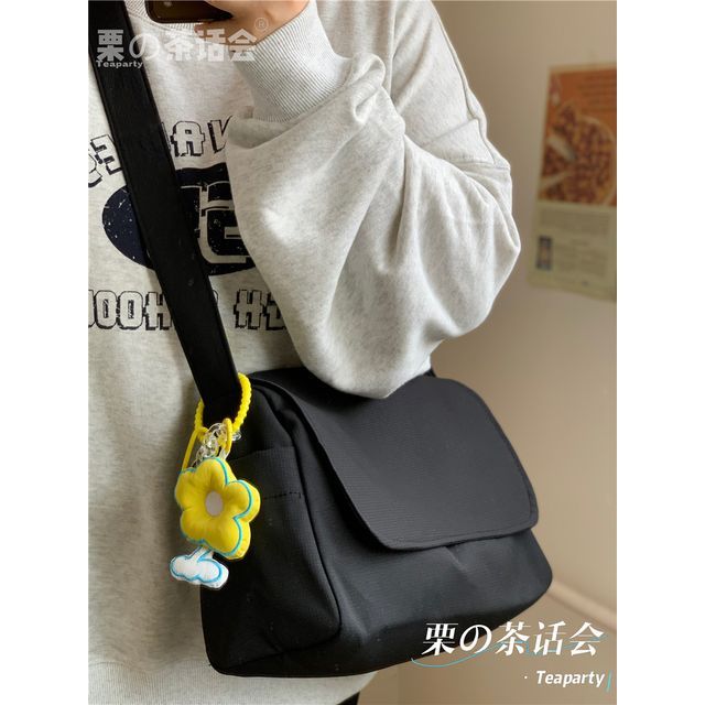 Plain Polyester Messenger Bag SpreePicky